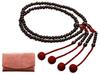 Kyoto Buddhist Altar Hayashi Prayer Beads Shingon Sect Shak0 Rose Sandalwood Official Ceremony Bag Kyoto Prayer Beads (For Women) [Bead Set] SW-020