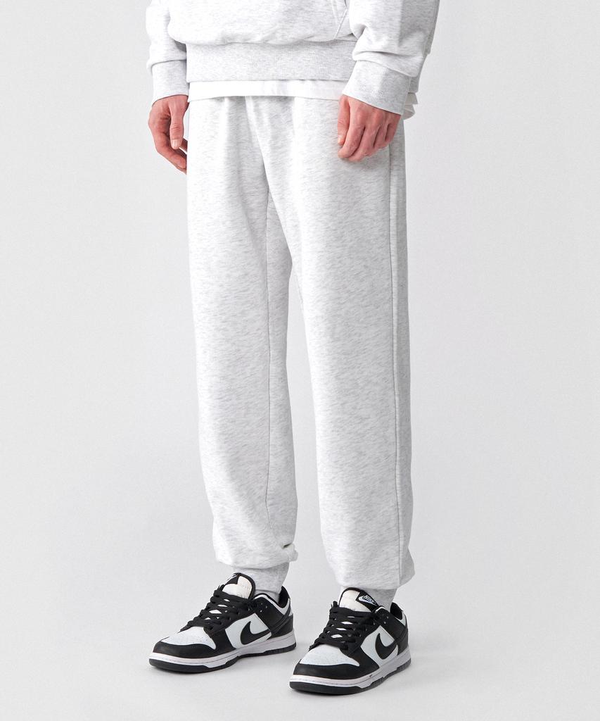 UNTAPPED STUDIO Basic Fit Soft Terry Sweat Jogger Training Pants Ivory