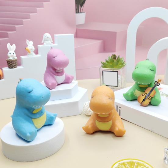 Amusing Adorable Appearance Long Lasting Decompression Toy Squeeze Dinosaur Party Favor for Kid