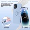 Compatible With Iphone 14 Pro Max Case With Ring Kickstand | Liquid Silicone | Microfiber Linner |anti-scratch Full-body Shockproof Protective Cases F