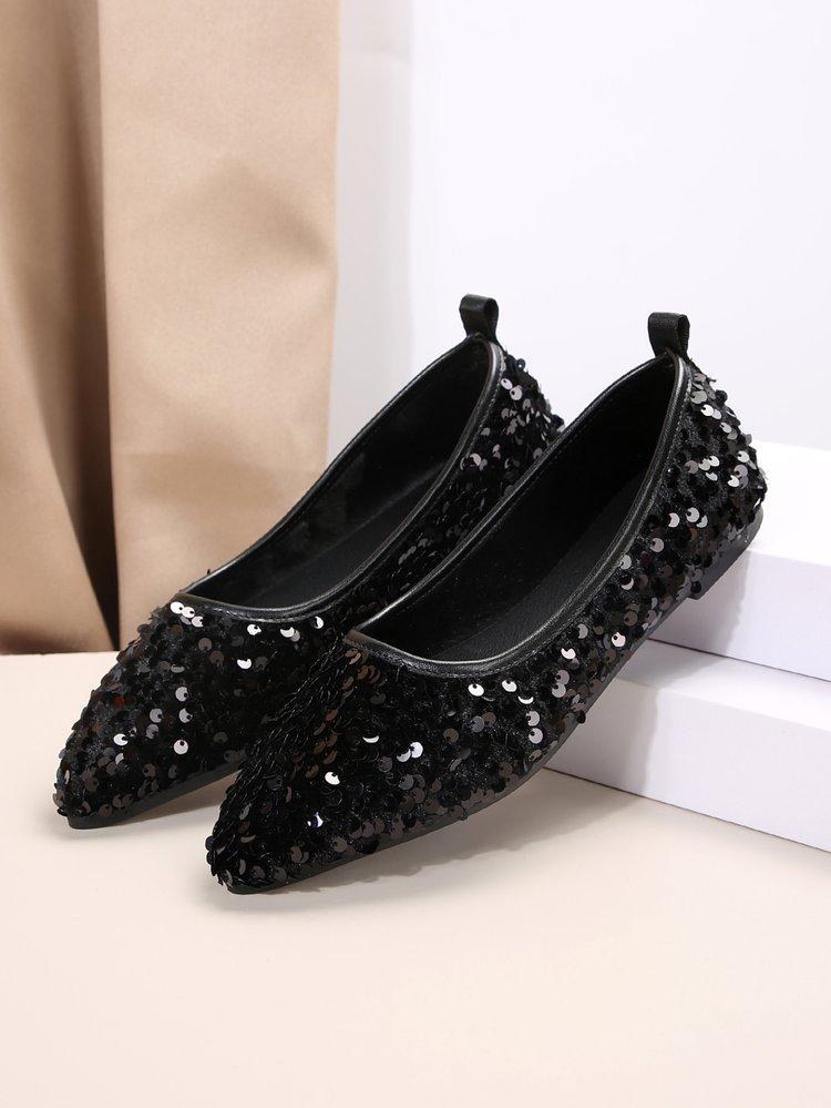 Розовые женские блестящие туфли на плоской подошве, нескользящая повседневная удобная весенняя новая модная женская обувь с острым носком, Zapatillas Mujer