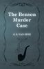 Книга The Benson Murder Case