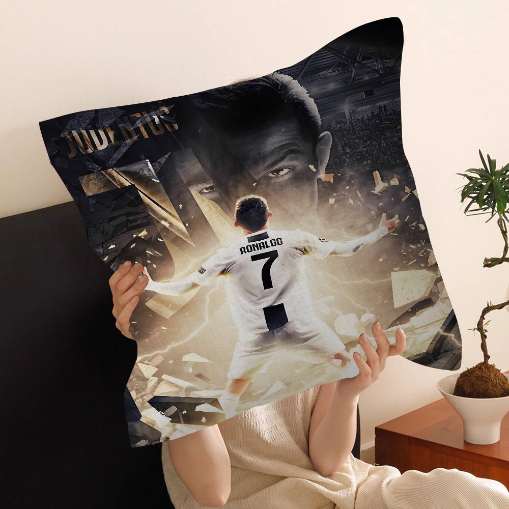 Football Star Number Personalized Pillow Cover Kids Bedroom Wild Party Decor Pillowcase kid Birthday shower Gift