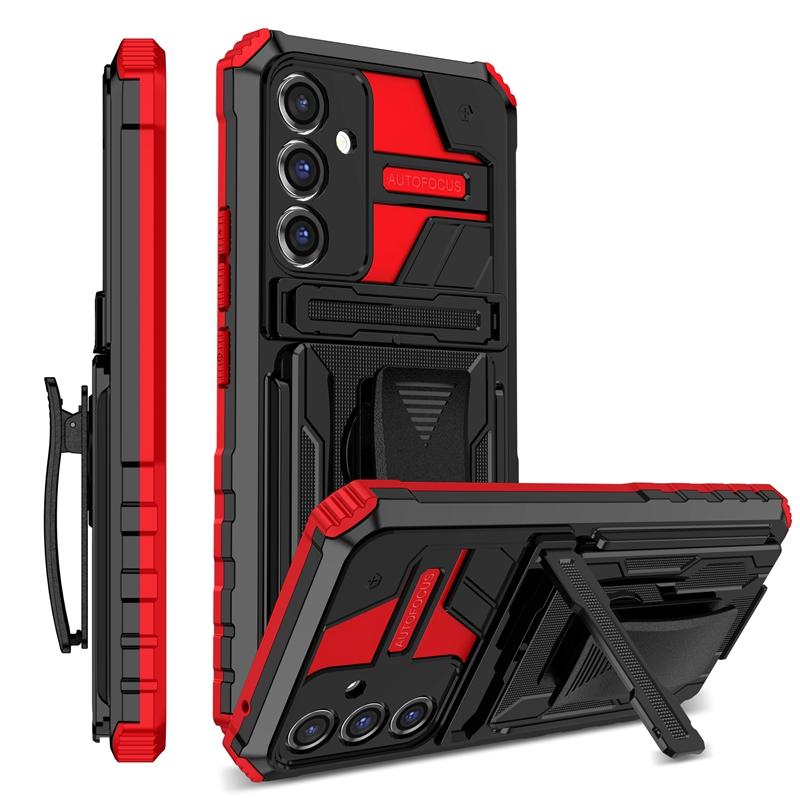 Military Armor Case for Samsung Galaxy S24 S23 FE S22 Ultra S21 S20 Note 20 Ultra Cover Belt Clip Holster Kickstand Full Protective Cover