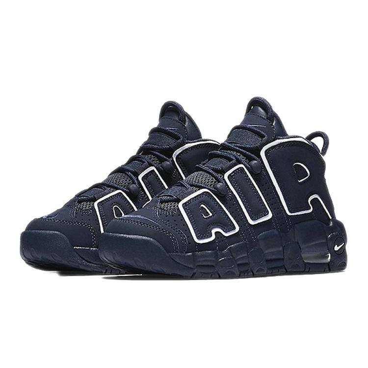 (GS) Nike Air More Uptempo 'Navy' Детские 415082-401