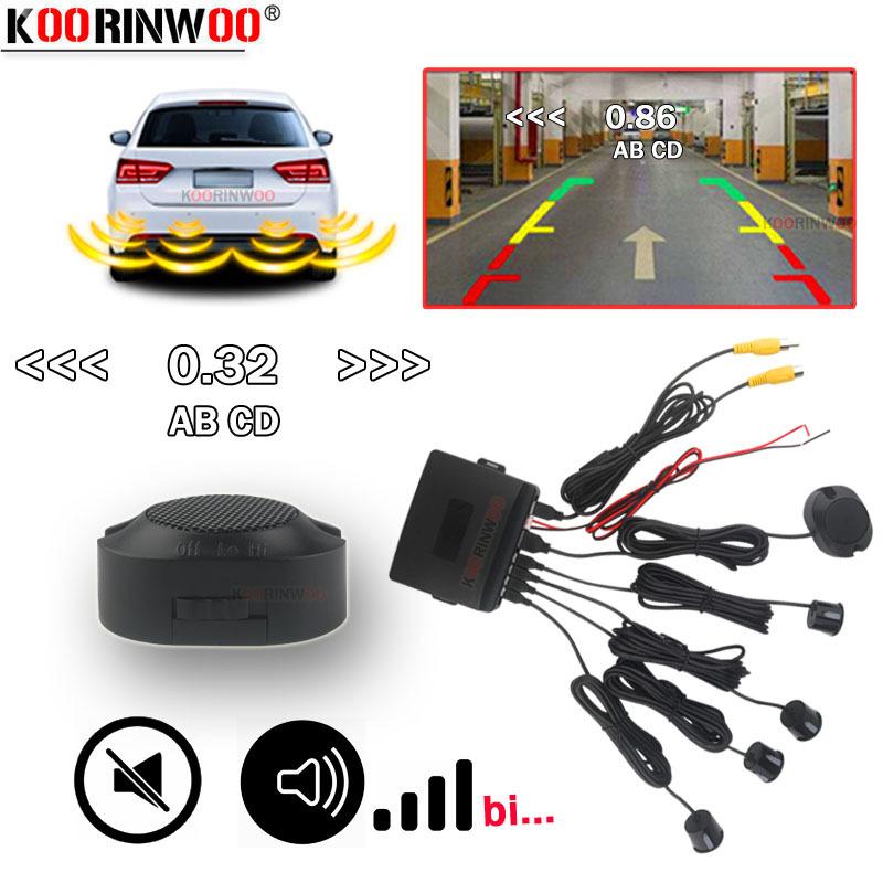 Koorinwoo Двухъядерный CPU Автомобильный датчик помощи при парковке Радар заднего хода Видео система «все в одном» Подключение к автомобильному монитору и камере заднего вида