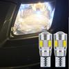 10 шт. светодиодных ламп для салона, ксеноновые белые, синие, желтые, CANBUS, 6SMD 5630, с линзой-проектором, цельноалюминиевые, габаритные огни, парковочные огни