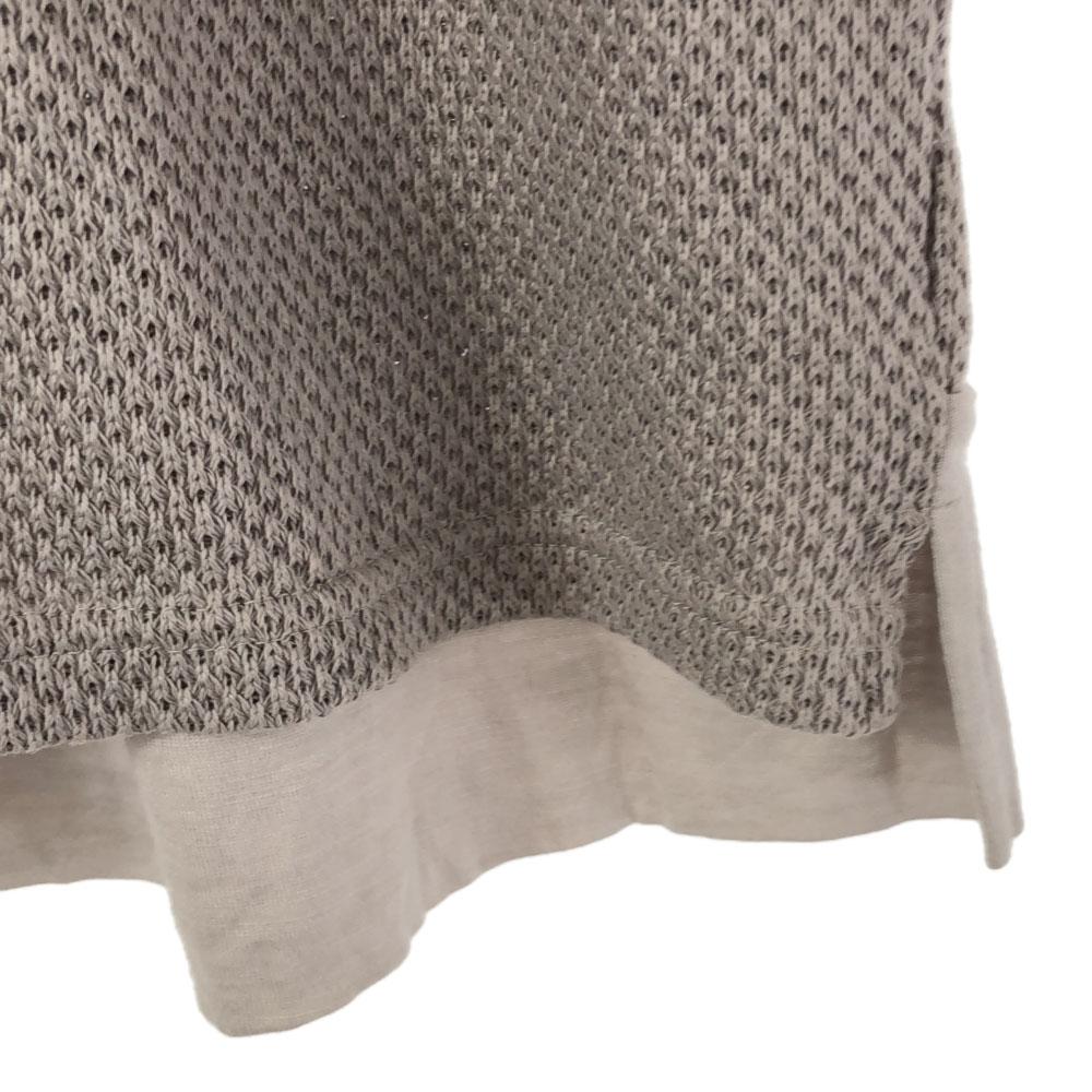 FACTOTUM made in Japan Long sleeve mesh Parker 46 gray Men's Used