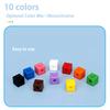 Linking Cubes Montessori Math Toys Number Blocks Learning Decimal Counter Teaching Aids Sensory Educational Toy for Children