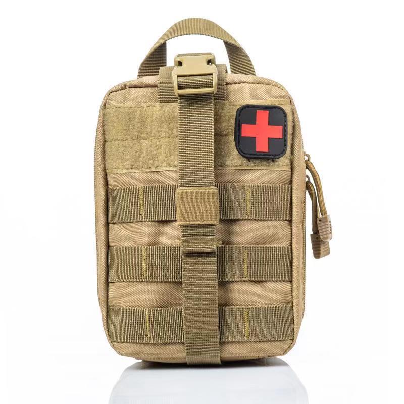Camouflage Tactical Medical Waist Pack - Multifunctional Outdoor Survival Bag for Mountaineering