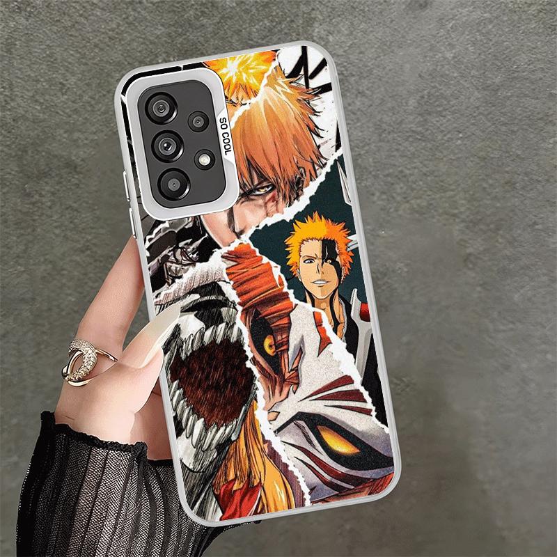 Bleach Anime Ichigo Kenpachi Shockproof Phone Case for Samsung A17 A16 A15 A14 A37 A57 A36 A56 A26 A35 A55 A25 A34 A54 A24 A13 A