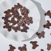 20 pcs Wooden Cat Shape Buttons 2 Holes Sewing Buttons Vintage Fish Buttons  Bags Hats