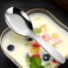 Healthy 316 Steel Porridge Spoon Integrated Molding Smooth Soup Spoon Thickened Round Edge Daily Dining Spoon Canteen