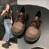 Fashion Heightened Platform Two-Wear Breathable Mesh Loafers Women's 2025 Summer New Soft Sole Sandals