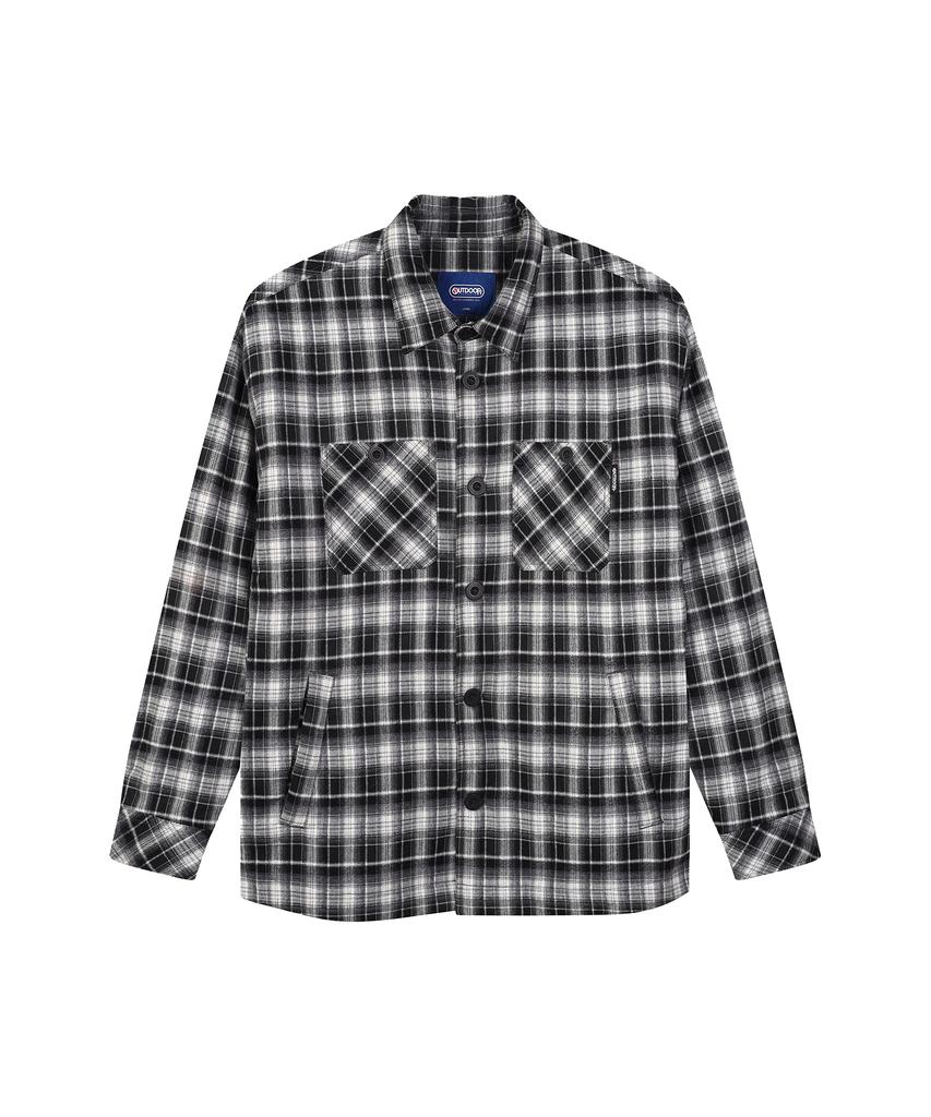 OUTDOOR PRODUCTS Check Padded Shirt (Black)