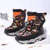 Осенне-зимние унисекс детские зимние кроссовки для мальчиков и девочек зимние ботинки с флисом для активного отдыха нескользящие зимние ботинки для девочек и подростков