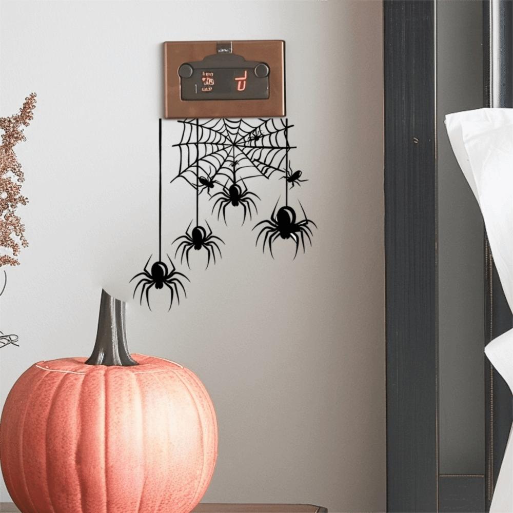 PVC Broken Design Wall Decal Realistic Door Sticker Halloween Ghost Wall Sticker Prank