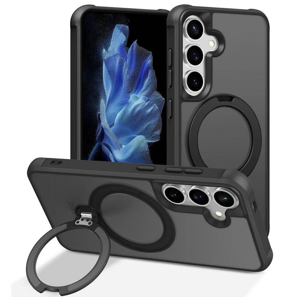 For Samsung Galaxy S26 Magnetic Case Kickstand TPU PC Shockproof Phone Back Cover