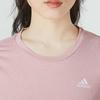 adidas Женская футболка Own The Run Cooler с тремя полосками и логотипом, розовый HD0641