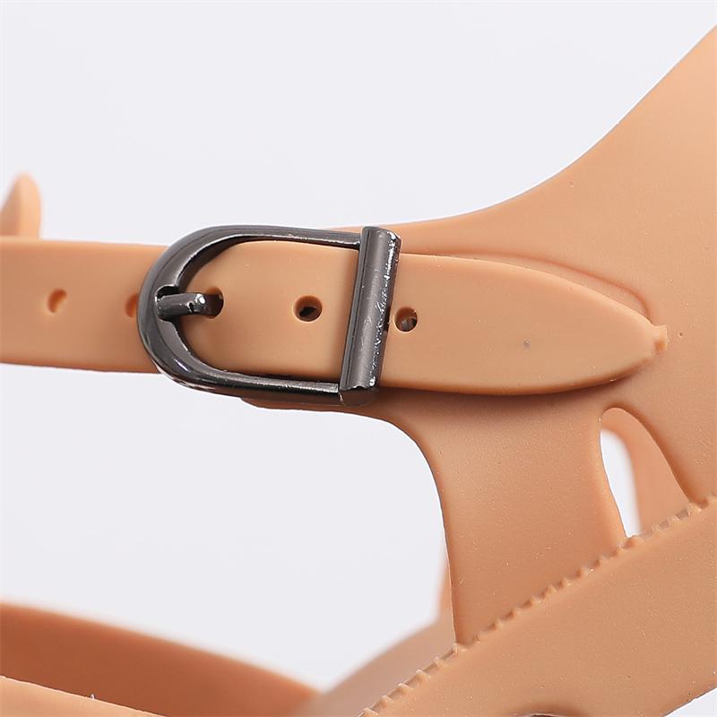 Летние детские сандалии для маленьких девочек, мягкая нескользящая обувь принцессы, детская пляжная обувь ярких цветов, повседневные римские тапочки для мальчиков