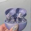 DIY Headphone Diameter Buckle Zircon Removeable Headphone Decoration Clip Easy to Install Rotatable Earbud Accessories