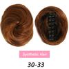 LUPU Girl's Chignon Natural Black Brown Straight Messy Bun For Women And Kids Donut Roller Hair Bun