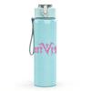 1PC Saint Vitus Pink Text 750ml sports water bottle leakproof straw lid outdoor office home
