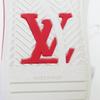 Pristine LOUIS VUITTON High cut sneakers Charlie line White red leather Women 36 Used