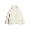 Mmq Down Jacket With Casual Hooded Long Sleeves Unisex Jackets Snow-White 620817-87