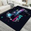 3D Game Console Carpet: Video Game Controller & E-Sports Room Floor Mat - Cool Living Room Decor