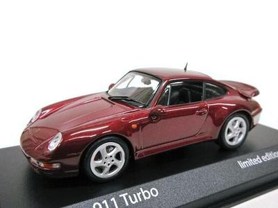 Европейское издание лимитированной серии Porsche 911 Turbo 1995 1/43 (красный)