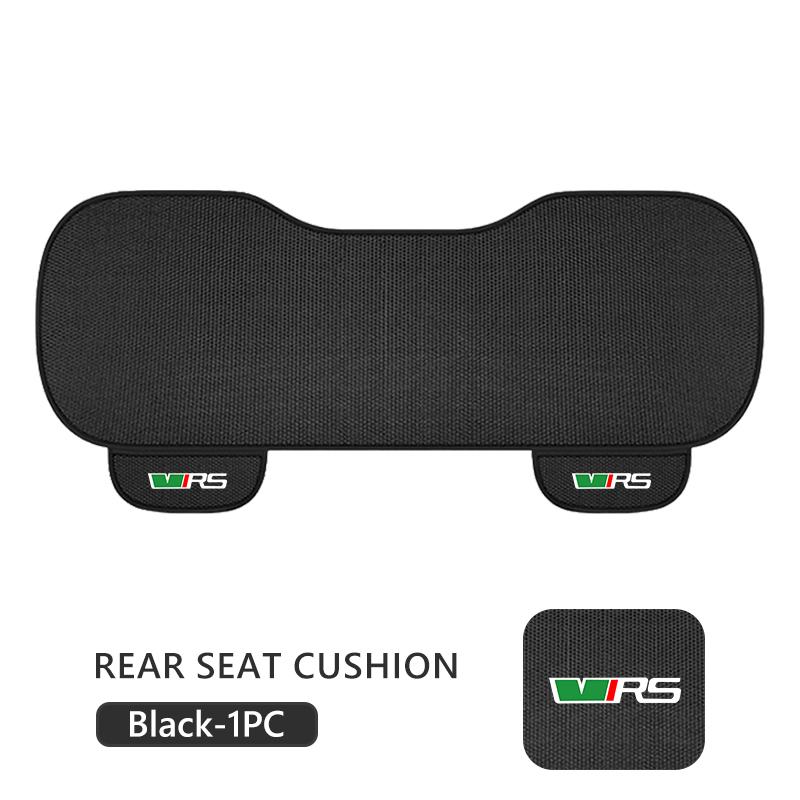 CAPR9 Car Seat Cushion Cover Breathable Ice Silk Soft Mats For Skoda Kamiq MK3 Roomster Rapid Kodiaq Karoq Fabia Enyaq