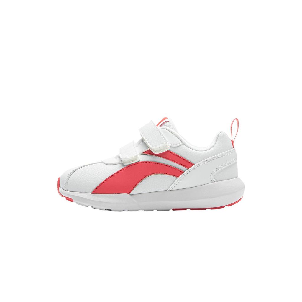 Li Ning YOUNG Sportlife Искусственная кожа Детская повседневная обувь Стандартный Белый/Фужун Красный Дети возрастом от 3 до 7 лет YKAP148-6