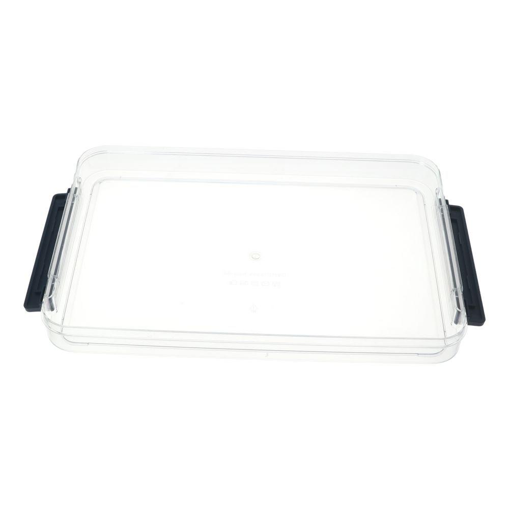 Прозрачный пластиковый портативный штабелируемый органайзер для документов для офиса или дома