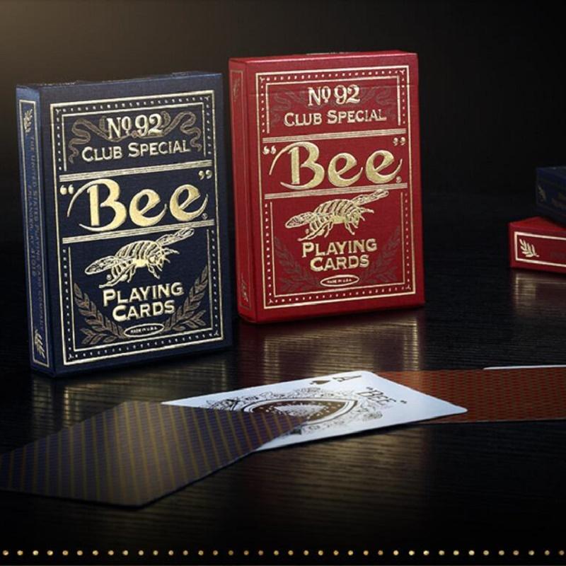 Игральные карты Coterie Bee Gold Edition Коллекция USPCC Колода карточных игр Волшебные трюки