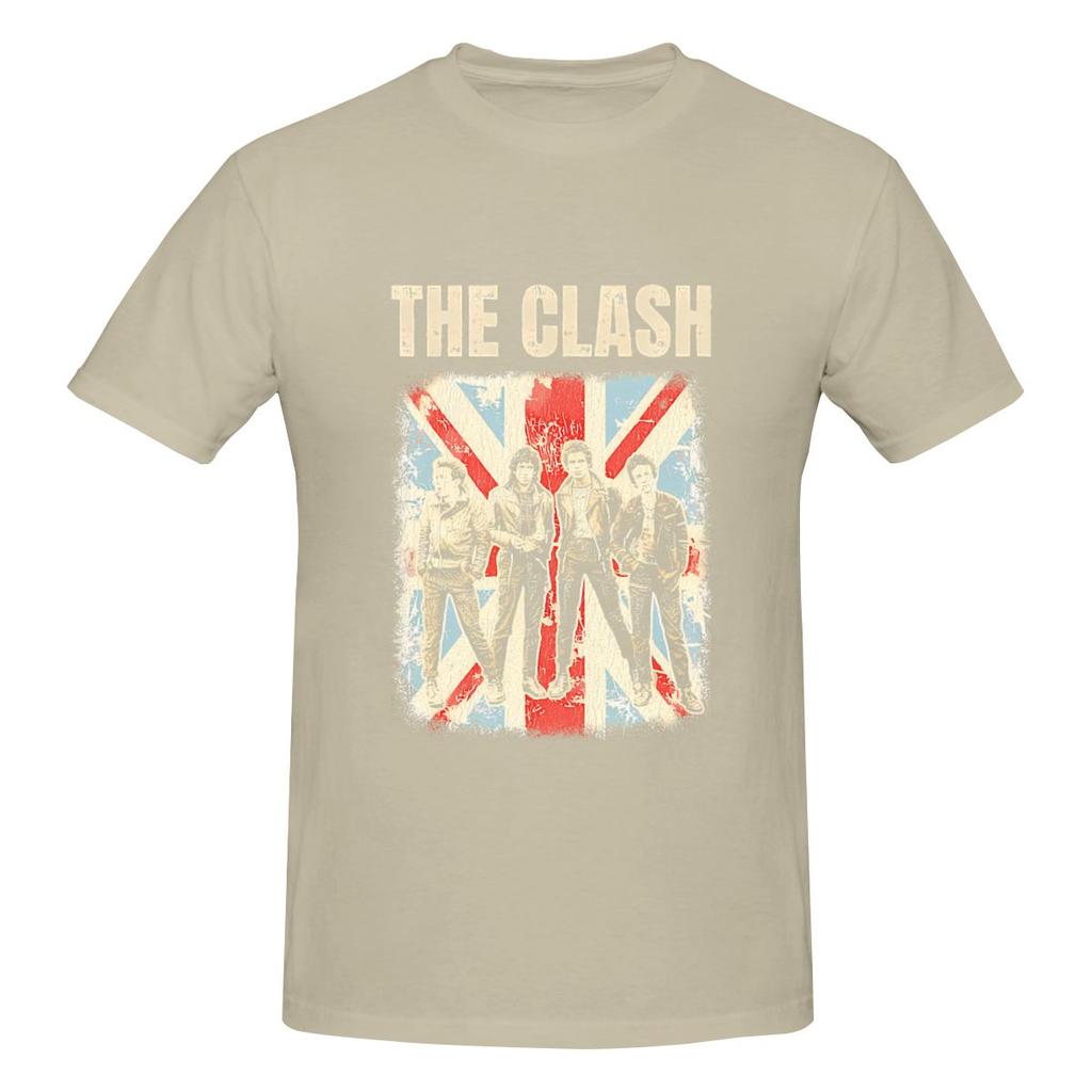 Vintage The Clash Japanese Style Tshirt Artistic And Minimalist Wrinklefree Short Sleeve