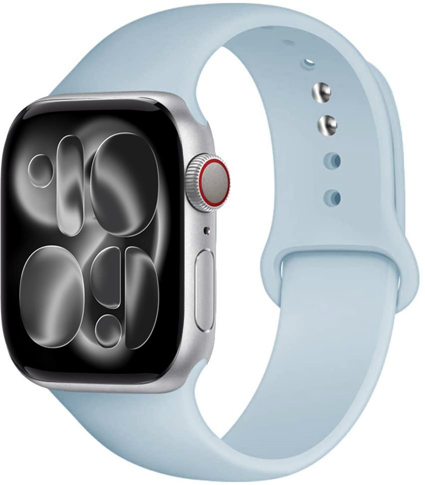 Силиконовый ремешок Для Apple Watch 11 band 44mm 40mm 49mm 45mm 41mm 38 46mm 42mm correa bracelet iWatch series 9 8 7 6 SE ultra 2 3