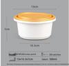 Hanqian Disposable Round Food Bowls with Lids