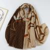 2024 Spring And Autumn Winter New Cotton And Hemp Long Thin Scarf Travel Versatile Sunscreen Warm Shawl For Women