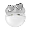 AVIOT TE-I3 Wireless Earphones, Cute, Heart-shaped, For Small Ears, For Women, Clear Hard Case Included, Bluetooth 5.3, Up To 23 Hours, Long Playtime,