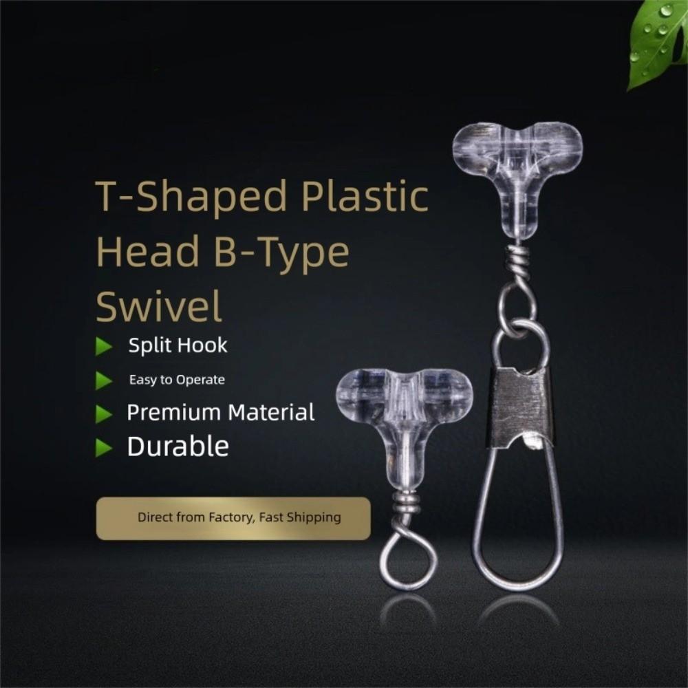 30 шт. Бусины Прозрачные Рыболовные Бусины Прозрачные Овальные Сабики Оснастка Двойное Поперечное Отверстие 3-сторонний Соединитель Рыбалка