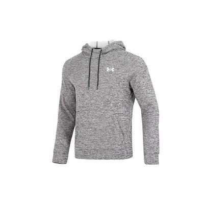 Under Armour Флисовая спортивная повседневная толстовка с длинным рукавом и принтом логотипа Hd, мужские топы серого цвета 1373405-001