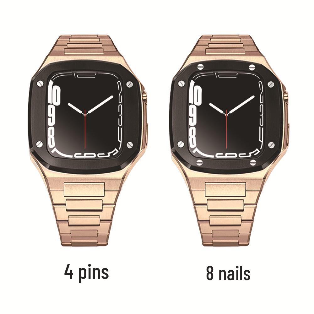 Совместимый набор модификаций Audemars Piguet для корпуса Apple Watch S9 с защитой для iWatch S7/8/9 41/44/45 мм