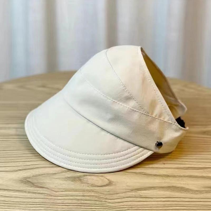 1Pc Women'S Visors Sun Protection Hats Creative Face Mask Hook Design Hats Product Summer Sun Hat Apparel Accessorie