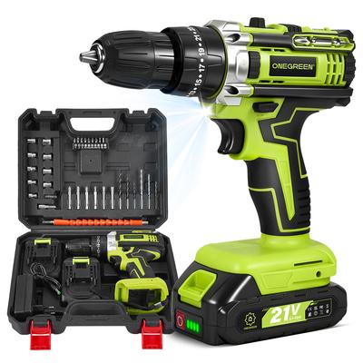 25+3 Крутящий момент Электрическая ударная дрель 2-скоростная регулируемая Аккумуляторная электрическая отвертка Электроинструмент Для аккумулятора Makita 21 В Штифт