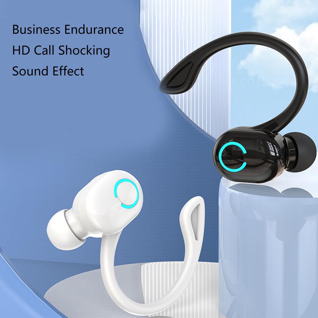 Bluetooth-совместимые 5.2 Наушники Беспроводные Наружные Спортивные Наушники С Заушиной Бизнес-гарнитура С Микрофоном