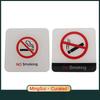 Warning Sign No Smoking Logo Plaque No Smoking Public Shoppe Signage Office Buildings Warm Reminder Sign Acrylic Signage