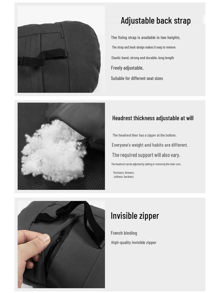 Замшевая подушка для шеи и поясницы для моделей Range Rover Sport, Discovery Sport, Evoque, Velar и Guardian