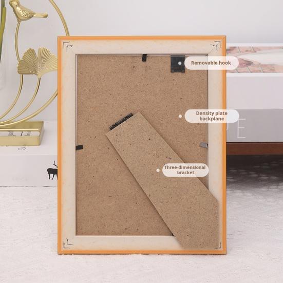 Винтажная фоторамка в европейском стиле, фоторамка с задним крючком, небьющаяся настольная фоторамка для домашнего офиса, декор