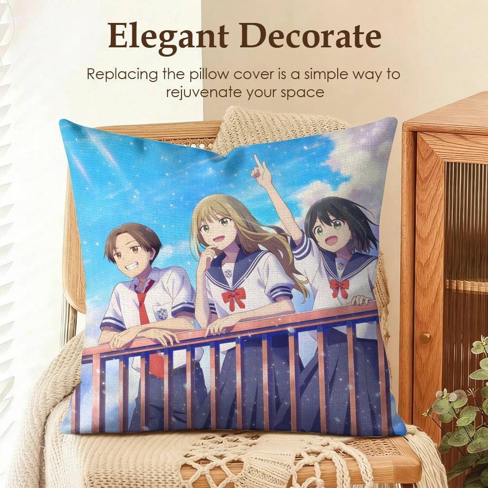 Comingofage story Cushion Cover Natural Linen Organic Fabric DoubleSided Printing Sofa Home Decor Gift Pillow Case